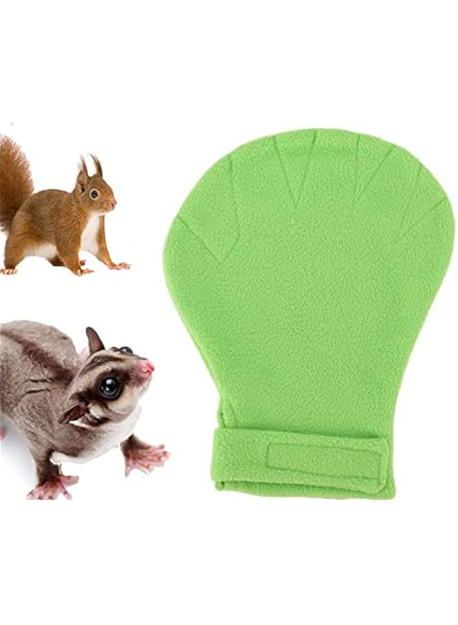 Generic Small Animals Calming Glove,Sugar Gliders Comfy Bonding Mitt Anti Bite Pet Handling Glove Grooming Bite Proof Supplies for Hedgehogs Rats Hamsters (Green) - Image 4