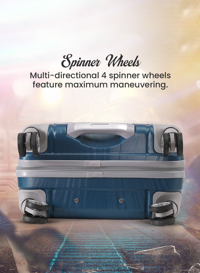 STARLIFE 3 Piece ABS Hard side Trolley Luggage Set Spinner Wheels with Number Lock 20/24/30 Inch - Image 5