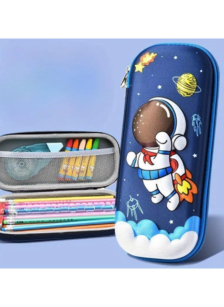 QSHOP - QSHOP®Cartoon Pencil Case & Pencil Case, Multifunctional Pencil Case for Boys and Girls with Inner Mesh Pocket Perfect Organizer for Pens, School Supplies - Image 1