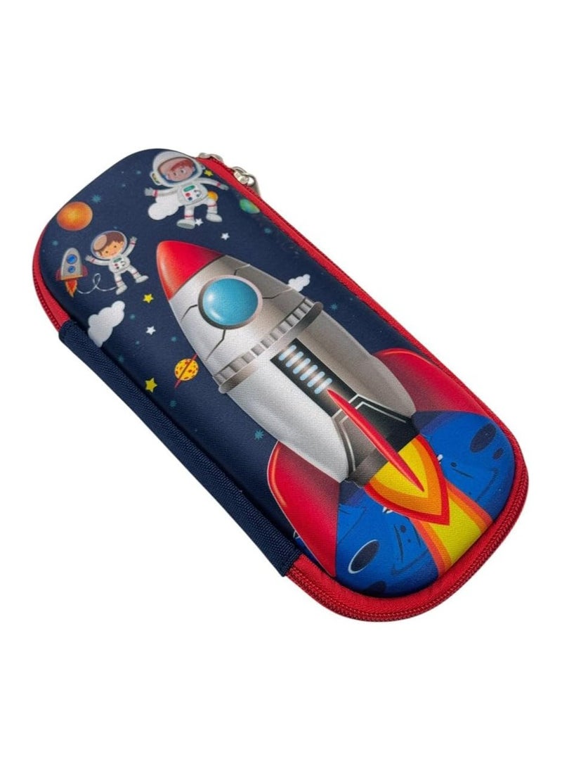QSHOP - QSHOP®Cartoon Pencil Case & Pencil Case, Multifunctional Pencil Case for Boys and Girls with Inner Mesh Pocket Perfect Organizer for Pens, School Supplies - Image 1
