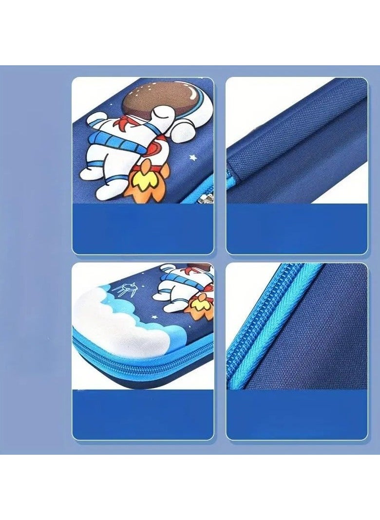 QSHOP - QSHOP®Cartoon Pencil Case & Pencil Case, Multifunctional Pencil Case for Boys and Girls with Inner Mesh Pocket Perfect Organizer for Pens, School Supplies - Image 1