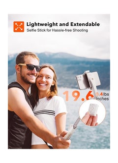 hohem Selfie Stick Gimbal Stabilizer, 1 Axis Face Tracking & 360° Rotation Tripod with Wireless Remote, 4 in 1 Portable Tripod w/Extendable Stick for iPhone 14/Android Video Recording hohem iSteady Q  - Image 3