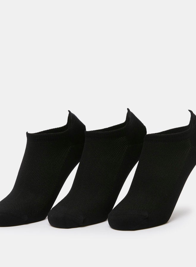 داش جوارب رياضية نسائية سادة بطول الكاحل - عبوة من  قطع - Image 1