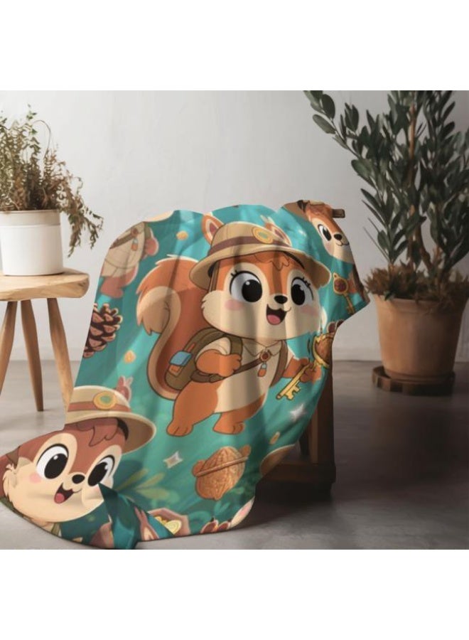 general Wisdom Fairy (latest) flannel thin blanket (warm and comfortable, suitable for sleep, game use, dust and sandproof) 150cm*200cm - 11 - Image 3