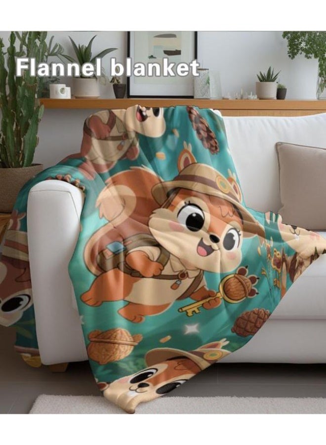 general Wisdom Fairy (latest) flannel thin blanket (warm and comfortable, suitable for sleep, game use, dust and sandproof) 150cm*200cm - 11 - Image 4