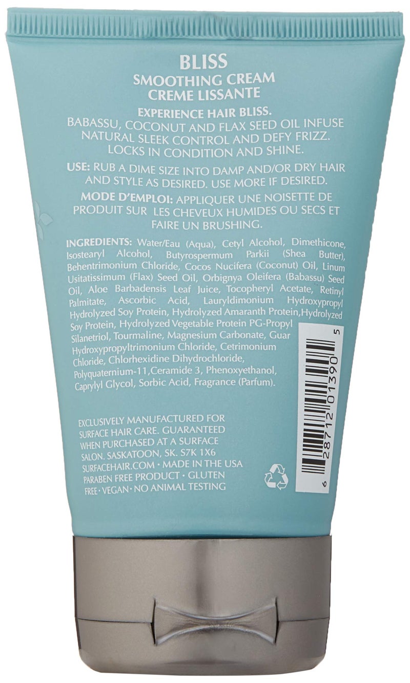 Surface Hair - Bliss Smoothing Cream - Natural Sleek Control, Smoothes & Shine - 4 fl oz - Image 2