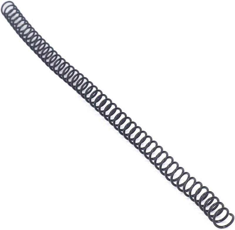 100 Pack Plastic Spiral Binding Coils, 9.5mm(3/8), 75 Sheet Capacity, 4:1 Pitch, 48Loops, for A4 Paper, for Students and Coworkers (Black) - Image 1