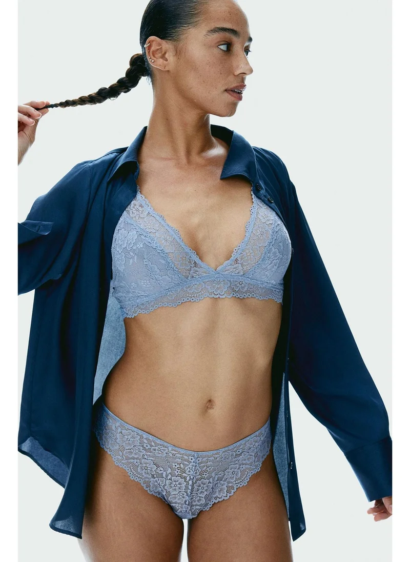 H&M 2-pack lace Brazilian briefs