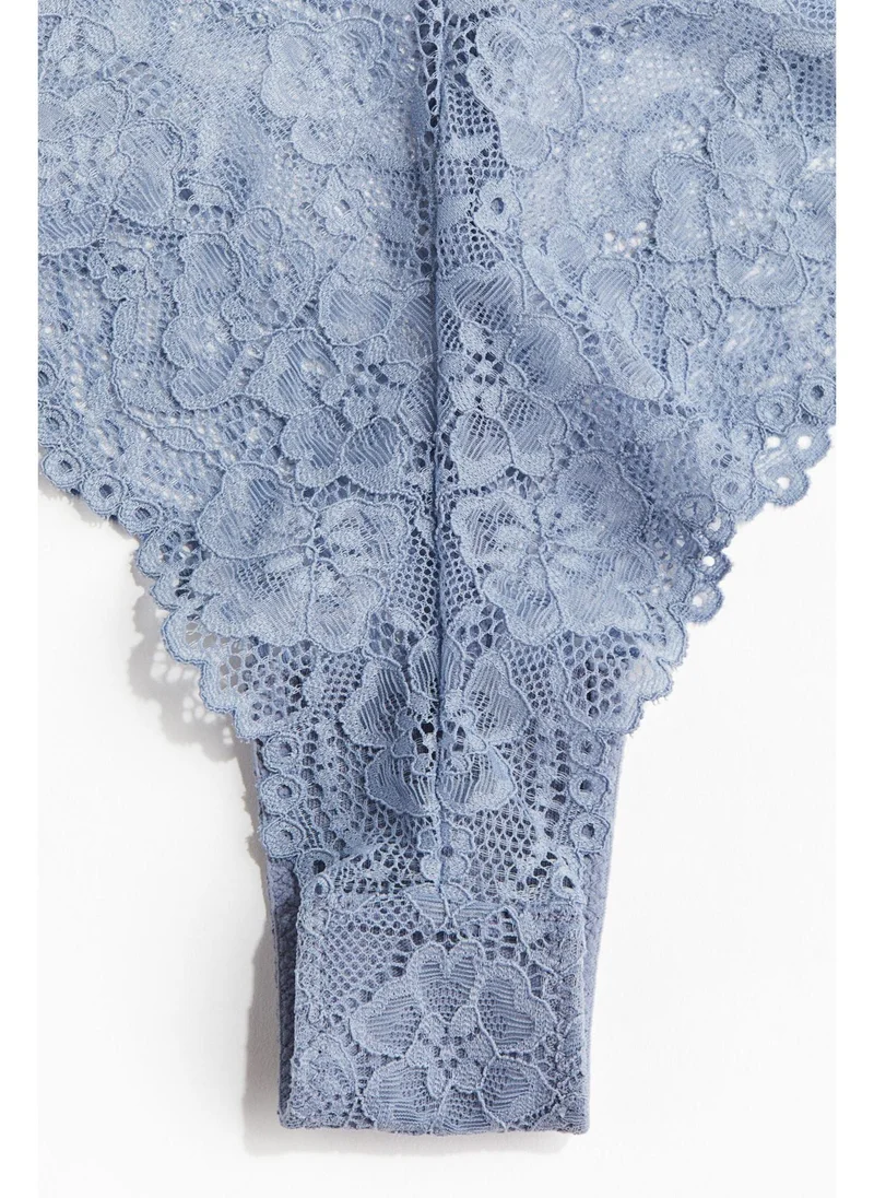 H&M 2-pack lace Brazilian briefs