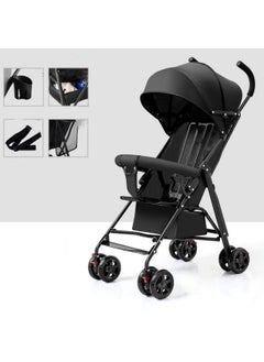 GGEROU Ultra Lightweight Travel Stroller Foldable Pram Infant Stroller 3.6kg Cabin Pram Umbrella Stroller  - Image 2