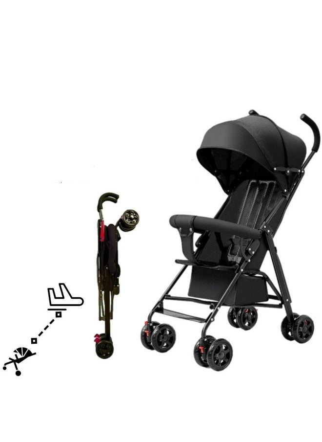 GGEROU Ultra Lightweight Travel Stroller Foldable Pram Infant Stroller 3.6kg Cabin Pram Umbrella Stroller  - Image 1