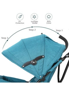 GGEROU Ultra Lightweight Travel Stroller Foldable Pram Infant Stroller 3.6kg Cabin Pram Umbrella Stroller  - Image 3