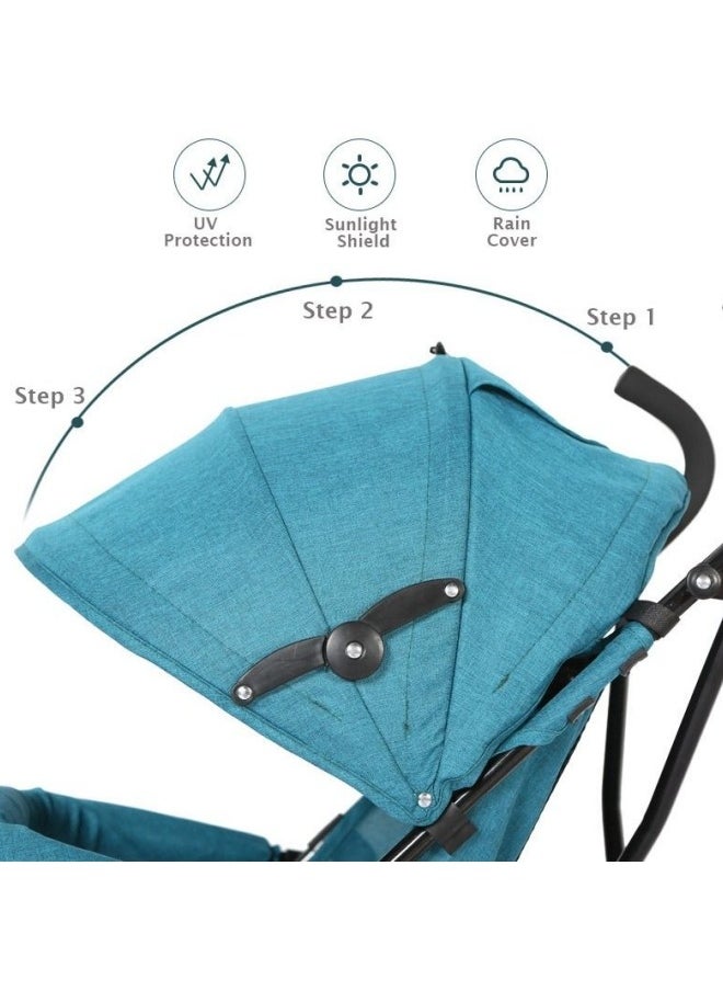 GGEROU Ultra Lightweight Travel Stroller Foldable Pram Infant Stroller 3.6kg Cabin Pram Umbrella Stroller  - Image 3