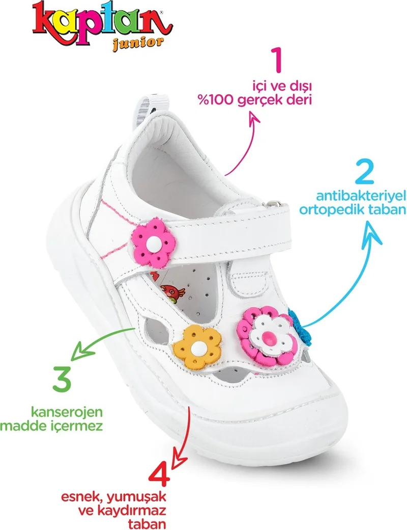 كابتن جونيور Captain Junior First Girl Baby Shoes Imsk 515