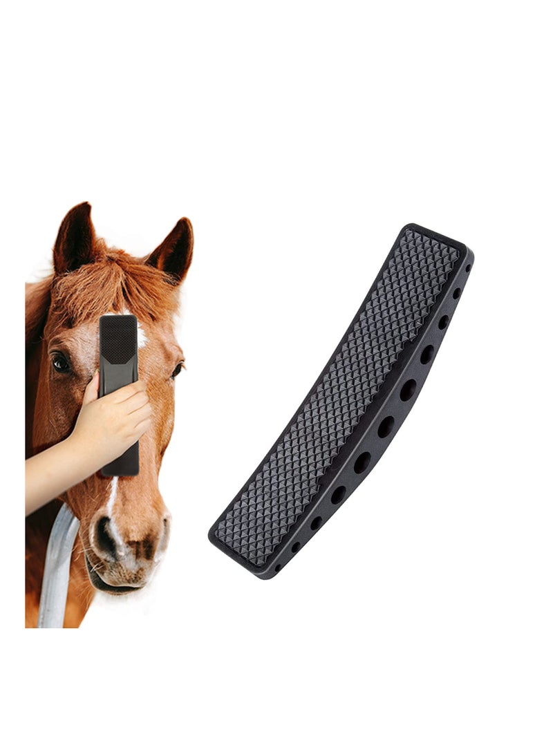 SOLARAE Horse Brush, Horse Massage Comb, 6-in-1Horse Hair Brush, TPR Horse Grooming Brush, Pet Root Brush, Horse Shedding Tool, Removing Dried Loose Hair, for Horse Dog and Cat Grooming Shedding - Image 1