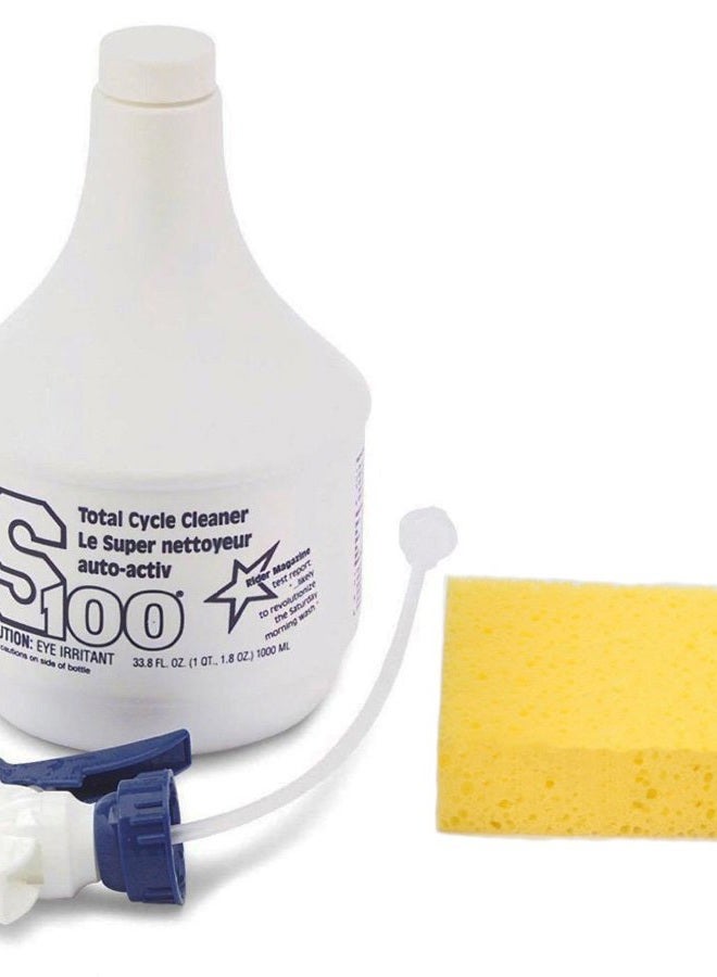 S100 12001B-02 Total Cycle Cleaner Bottle - 33.8 oz., 2-Pack - Image 1