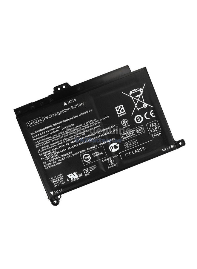 لاب-تك بطارية كمبيوتر محمول متوافقة مع سلسلة HP Pavilion 15-AU و15-AW - تناسب أرقام الأجزاء BP02XL وBP02041XL - 7.7 فولت / 5150 مللي أمبير / ساعة / 41 واط / ساعة - ضمان لمدة 6 أشهر من LAPTECH - Image 1