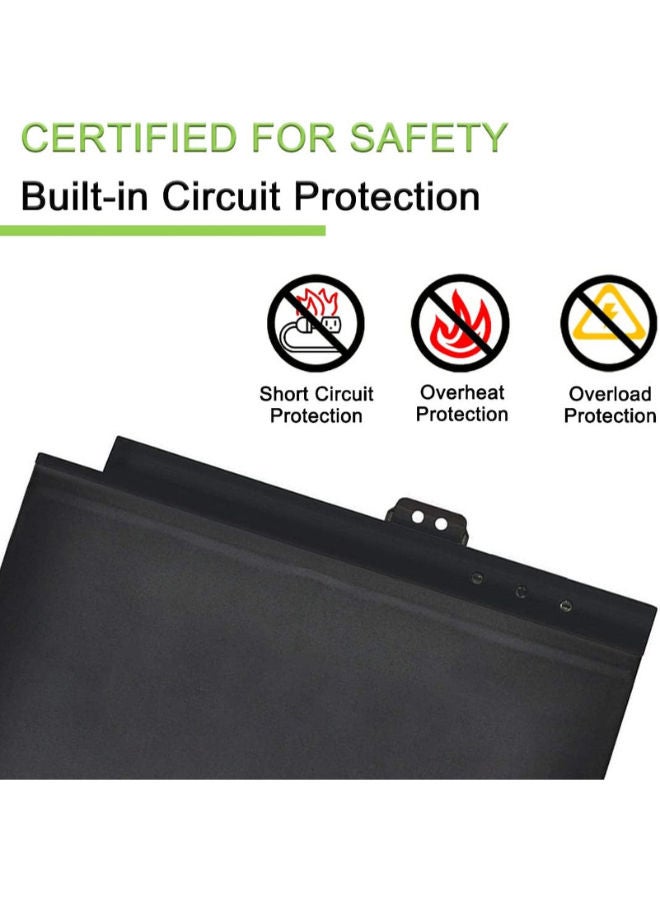 لاب-تك بطارية كمبيوتر محمول متوافقة مع سلسلة HP Pavilion 15-AU و15-AW - تناسب أرقام الأجزاء BP02XL وBP02041XL - 7.7 فولت / 5150 مللي أمبير / ساعة / 41 واط / ساعة - ضمان لمدة 6 أشهر من LAPTECH - Image 5