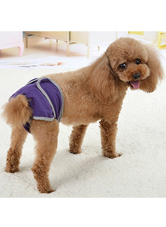 NIBEMINENT Dog Underwear Diapers Pant With Fastener Strap Purple - Image 3
