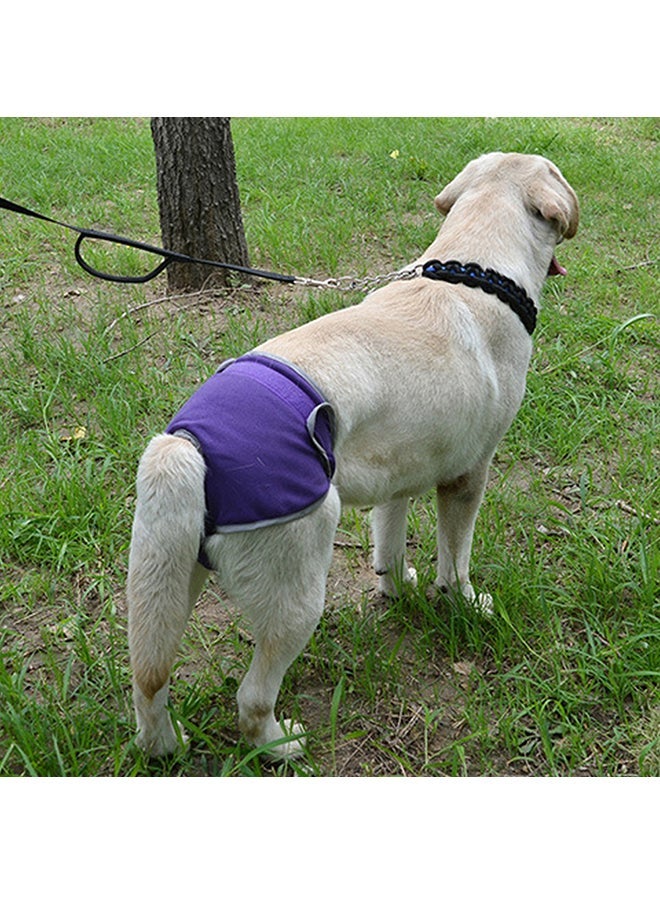 NIBEMINENT Dog Underwear Diapers Pant With Fastener Strap Purple - Image 2