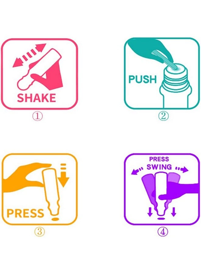 دير جوي أقلام تلوين DearJoy Super Dot للأطفال الصغار، 8 ألوان جامبو، 20 مل، غير سامة، مصنوعة من الماء، أدوات فنية ممتعة لمرحلة ما قبل المدرسة، قابلة للغسل (متعددة الألوان) - Image 4