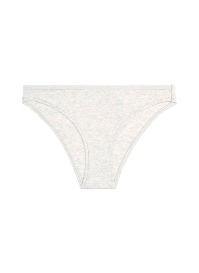 TOMMY HILFIGER Women's Repeat Logo Cheeky Briefs - Cotton, Grey  - Image 2