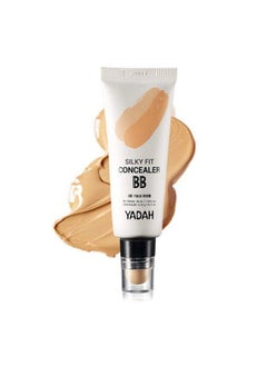 YADAH Silky Fit Concealer BB Power Brightening 118 Ounce 23 Natural Beige 2 in 1 Base Makeup Natural Ingredients Foundation Cream  - Image 1