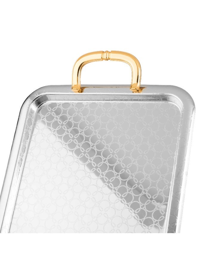 السيف  ✨ صواني السيف المعدنية ✨ فخامة التقديم بـ 3 مقاسات متعددة الاستخدام 💛 - Image 4