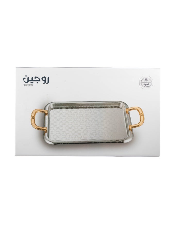 السيف  ✨ صواني السيف المعدنية ✨ فخامة التقديم بـ 3 مقاسات متعددة الاستخدام 💛 - Image 5