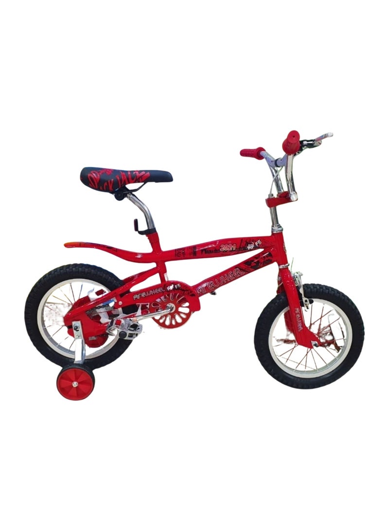 فاير ويل دراجة معدنية بفرامل قرصية مقاس 14