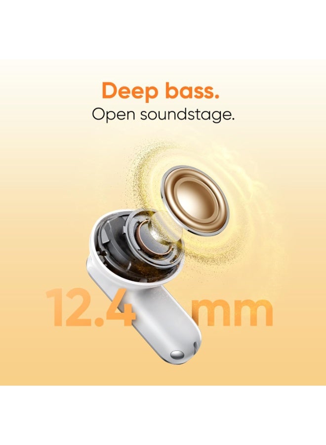realme Buds T500 Pro TWS Earbuds, 50dB ANC, 56H Playtime, AI ENC, BT 6.1 (Lemon Cola) Lemon Cola - Image 3