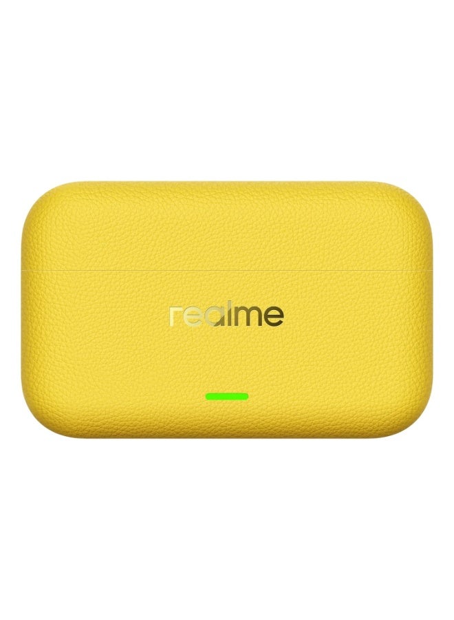 realme Buds T500 Pro TWS Earbuds, 50dB ANC, 56H Playtime, AI ENC, BT 6.1 (Lemon Cola) Lemon Cola - Image 1