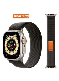 Replacement Apple Watch Ultra Alpine Loop Band Strap Compatible with 49MM/45MM/44MM/42MM for All Series -Black/Gray/Orange