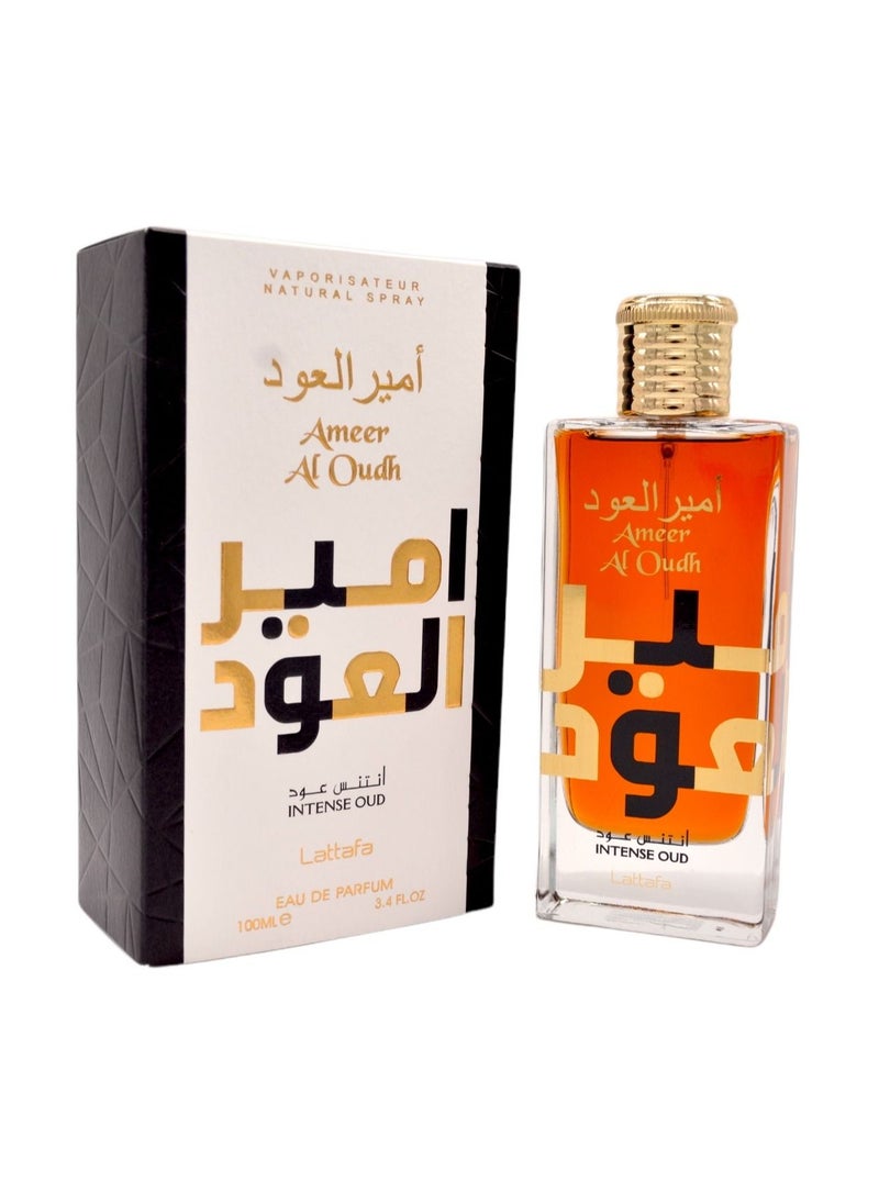 Lattafa - Ameer Al Oudh Intense Oud For Unisex   EDP 100ml - Image 1
