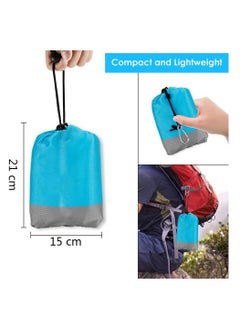 Scrolls Nylon Waterproof Quick Drying Ripstop Sand Free Compact Outdoor Beach Mat for Travel, Camping, Hiking and Music Festivals (210x200cm)  - Image 2