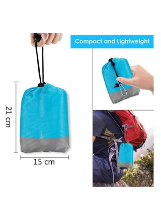 Nylon Waterproof Quick Drying Ripstop Sand Free Compact Outdoor Beach Mat for Travel, Camping, Hiking and Music Festivals (210x200cm) - view 2