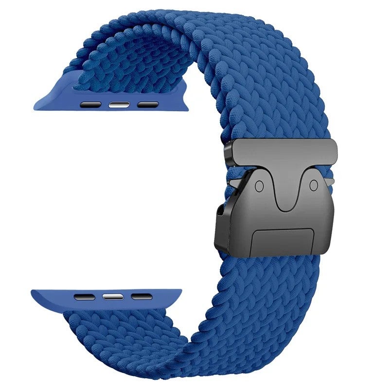 Bluejw Braided Woven Nylon Loop Sport Wrist Band for Apple Watch Ultra & Series 10 9 - Replacement Strap - Image 3