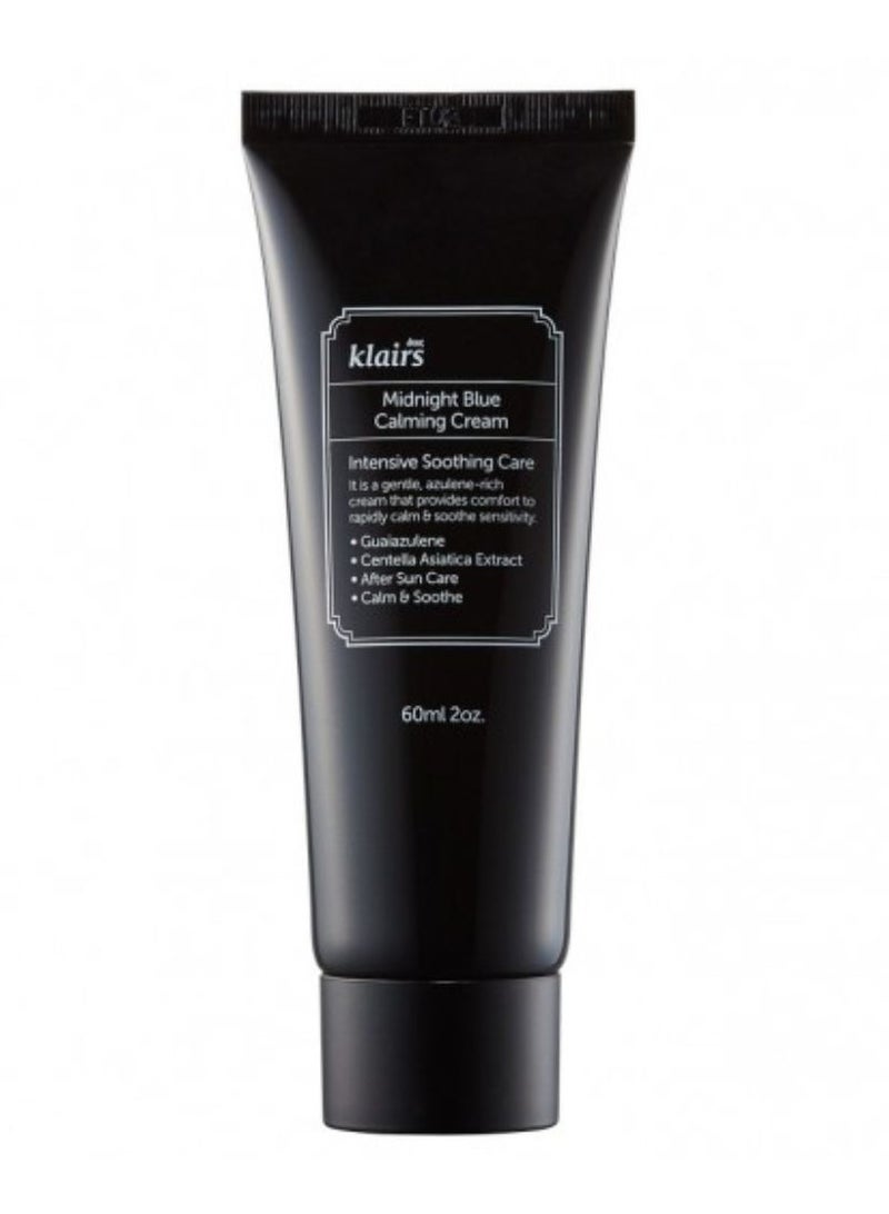 Dear,Klairs Dear, Klairs Midnight Blue Calming Cream - for Sensitive Skin 60ml - Image 1