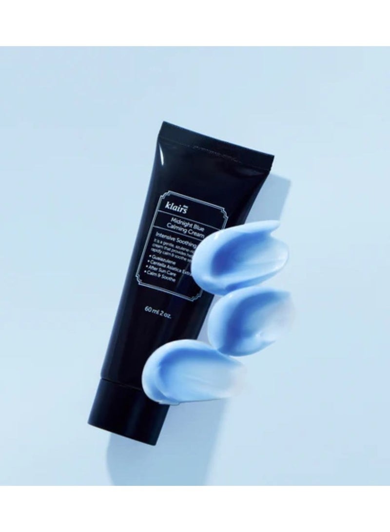 Dear,Klairs Dear, Klairs Midnight Blue Calming Cream - for Sensitive Skin 60ml - Image 4