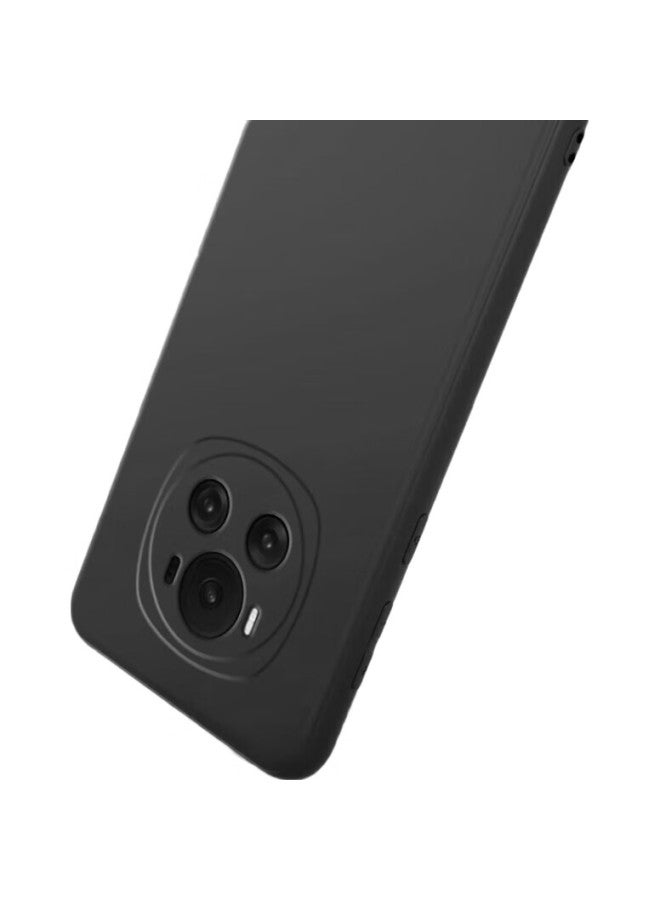Maikuqi Phone Case For Honor Magic 6, Full Coverage Frosted Soft Shell, Shockproof Protective Cover - Matte Black - Image 3