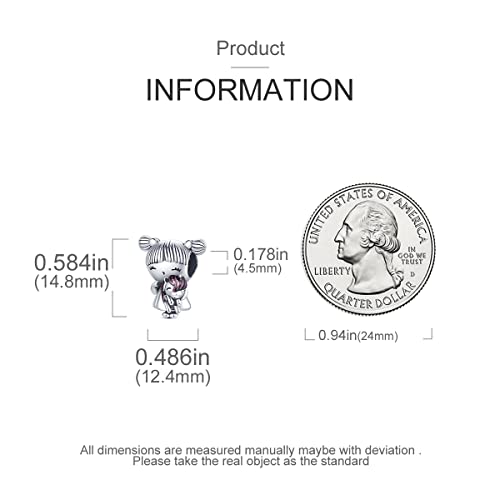 MULA 925 Sterling Silver Charms for Bracelets and Necklaces Handbag Dangle Pendants Beads Cute Cat Turtle Charms Jewelry for Women - Image 3