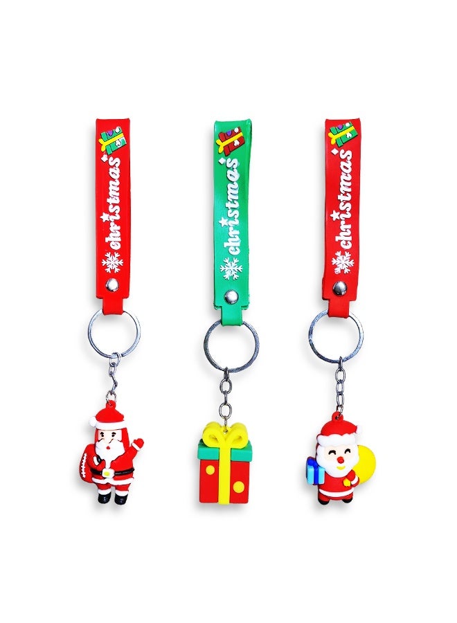 ميداليات عيد الميلاد، شخصيات ميداليات عيد الميلاد الجديدة، لعبة للأطفال، 3 قطع بأشكال مختلفة، مصنوعة من السيليكون عالي الجودة - Image 1