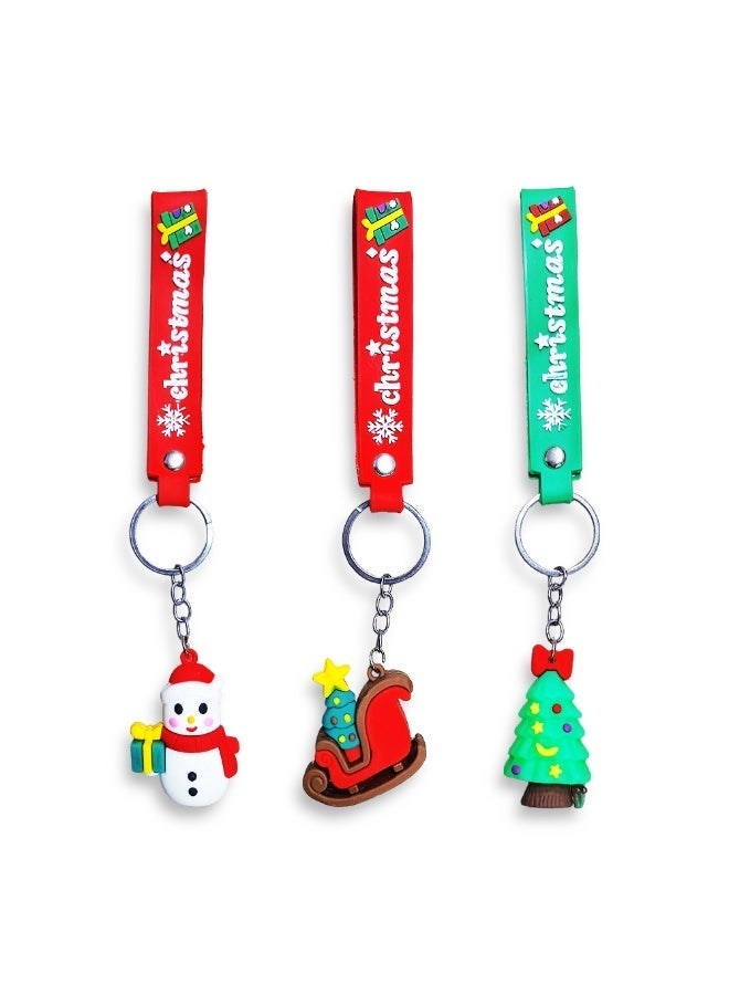 ميداليات عيد الميلاد، شخصيات ميداليات عيد الميلاد الجديدة، لعبة للأطفال، 3 قطع بأشكال مختلفة، مصنوعة من السيليكون عالي الجودة - Image 2