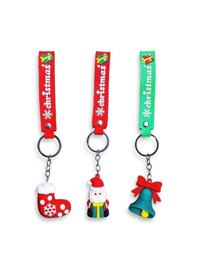 ميداليات عيد الميلاد، شخصيات ميداليات عيد الميلاد الجديدة، لعبة للأطفال، 3 قطع بأشكال مختلفة، مصنوعة من السيليكون عالي الجودة - Image 4