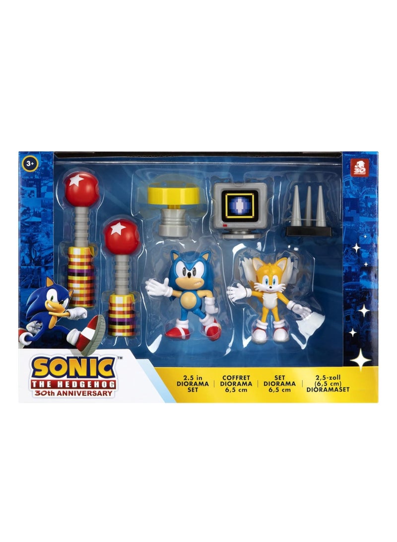 Sonic The Hedgehog 2.5-Inch Action Figure Diorama Set - Image 1