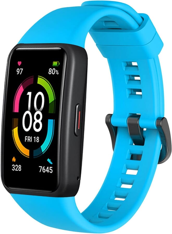 GoolRC Silicone Strap Smart Watch Band Replacement Bracelet Strap Adjustable Wristband Belt for Women Men Replacement for HONOR Band 6