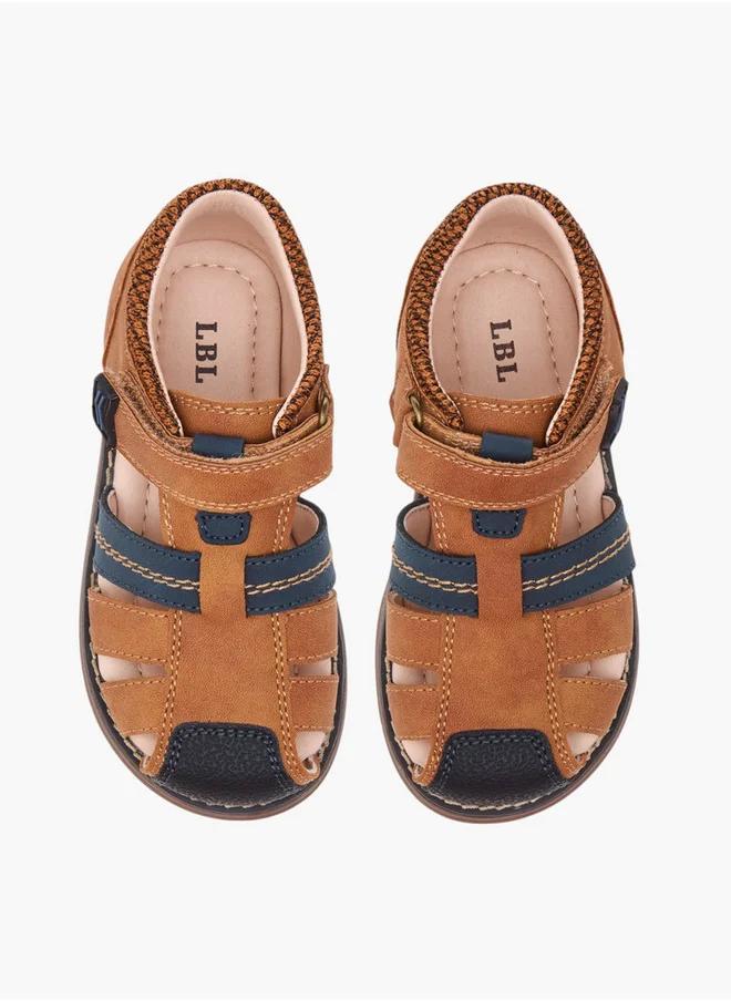 LBL by Shoexpress Strap Sandals with Hook and Loop Closure