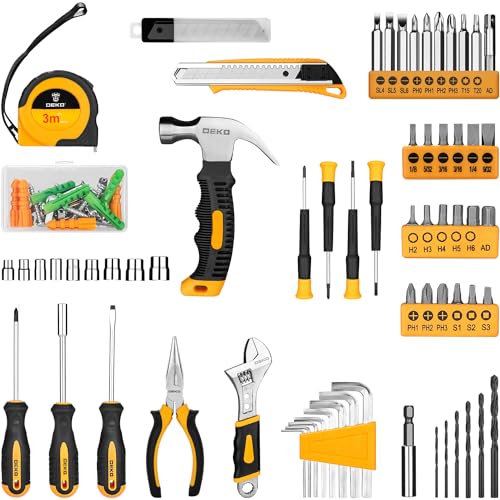 DEKOPRO Tool Set：Tool Kit with 8V Cordless Drill,Tool Box with Drill,Hand Drill Set for Men & Women,Home Tool Kits for House Repair,Handyman,DIY 126 Piece - Image 3