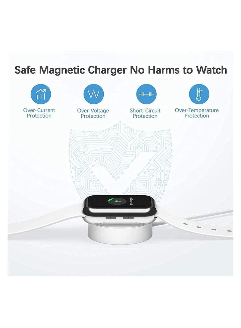 ELTRAZONE iWatch Charger Wireless Smart Watch Magnetic Charging Cable, [MFi Certified] Wireless Charging Pad Cord For Apple Watch Series 6/SE/5/4/3/2/1 - Image 2