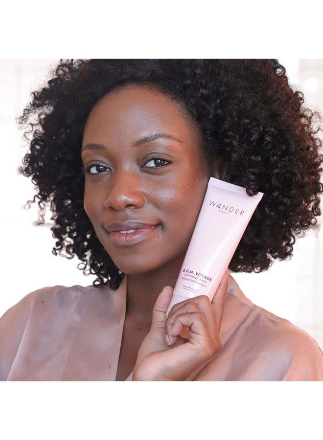 Wander Beauty B.O.M Voyage Cleansing Balm Melt Away Cleanser And Makeup Remover For Eyes & Face Cleansing Balm Makeup Remover Nourishing Face Wash Transforming Balm To Oil To Milk Cleanser - Image 5